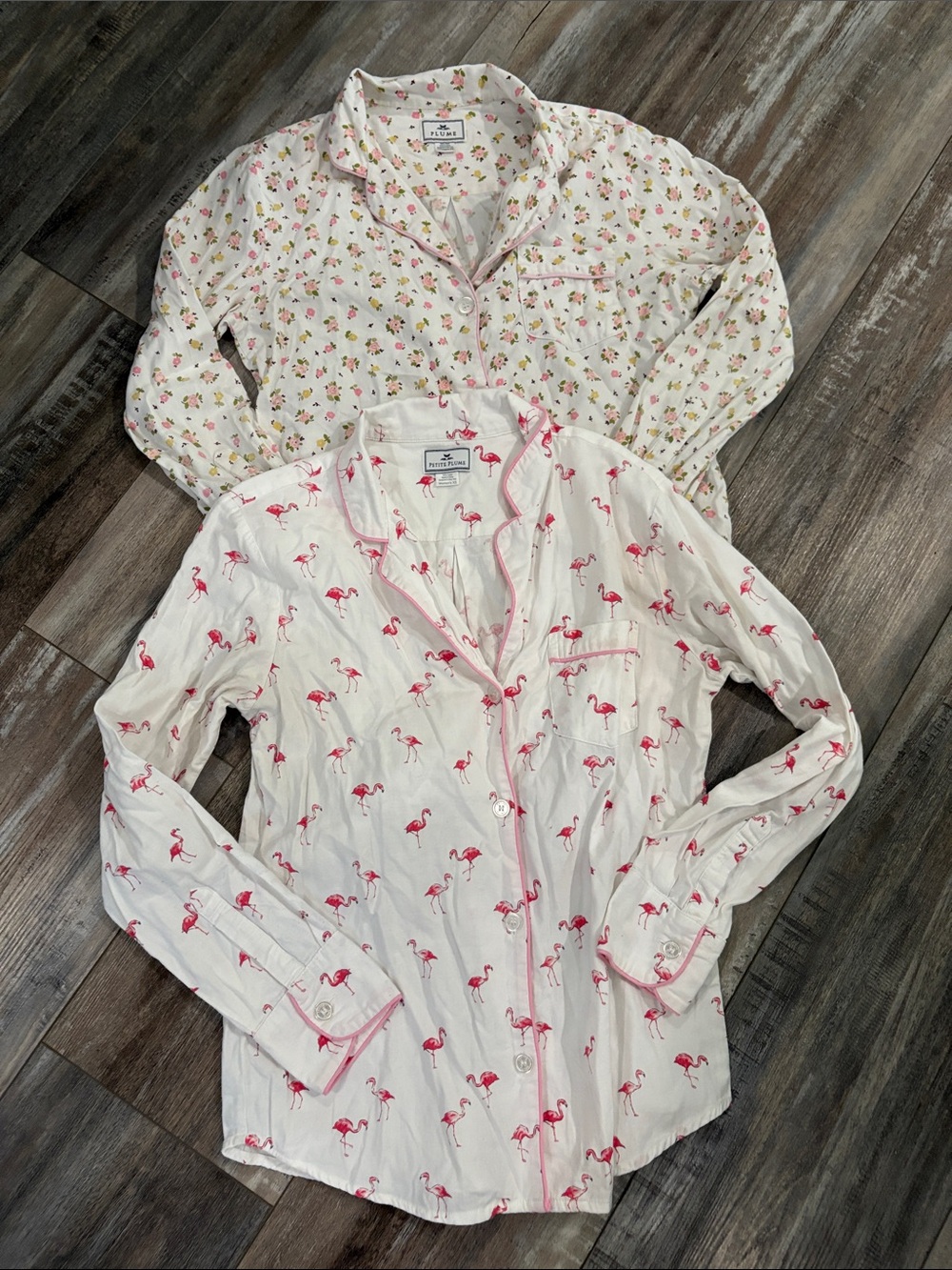 Petite Plume Women’s Pajama Shirt lot size XS
